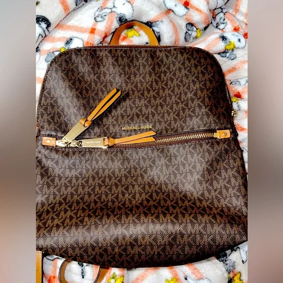 Michael Kors backpack used twice Michael Kors black sequined mini backpack | Mercari main image 4